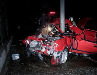 Korkunç kaza! Kontrolden çıkan araçtan fırladı