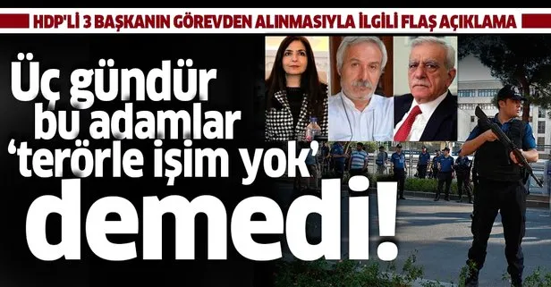 SON DAKİKA! İçişleri Bakanı Soylu’dan HDP’li 3 başkanın görevden alınmasıyla ilgili flaş açıklama