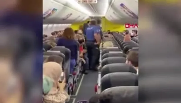 Uçakta gergin anlar: Taciz mi, iftira mı?