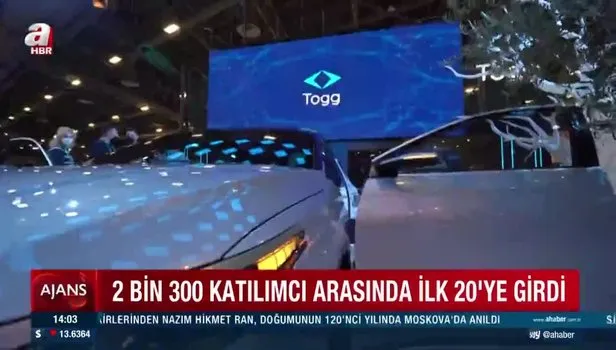 TOGG'da müthiş gelişme! En iyi 20 markadan biri!
