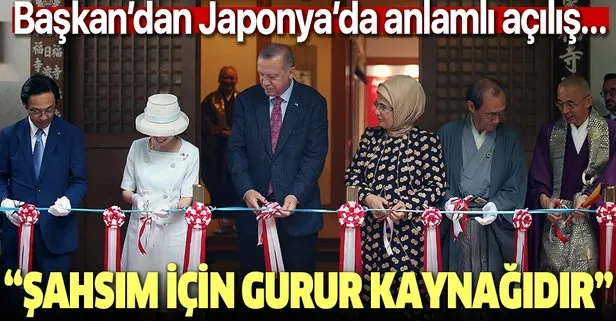 Son dakika: Başkan Erdoğan Kyoto’da Ara Güler Sergisi’ni açtı