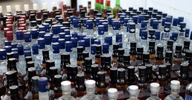 Son dakika: Adana’da 615 şişe sahte içki ele geçirildi