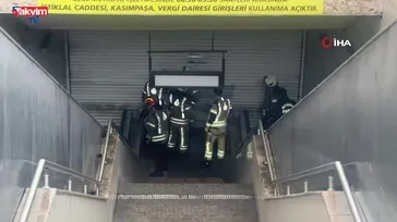 Şişhane Metro İstasyonu’nda intihar!