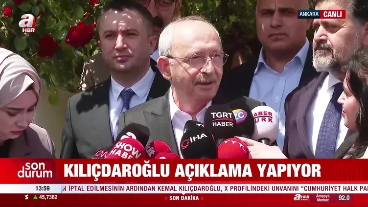 Kemal Kılıçdaroğlu açıklamalarda bulundu