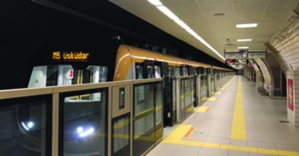 İstanbul'da arıza nedeniyle Üsküdar-Çekmeköy metro seferleri aksadı