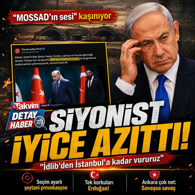 Siyonist iyice azıttı! Jerusalem Posttan şeytani provokasyon: İdlibden İstanbula kadar vururuz