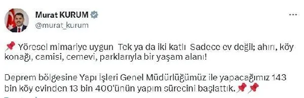 Deprem bölgesinde 13 bin 400 köy evinin yapımına başlandı: "Sadece ev değil bir yaşam alanı "-4