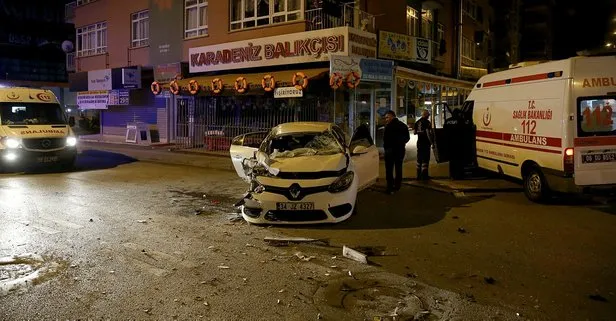 Ankara’da feci kaza! Yaralılar var