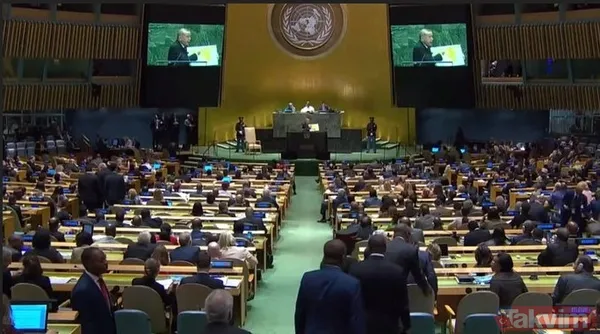 Başkan Recep Tayyip Erdoğan'dan 74.BM Genel Kurulu'nda önemli açıklamalar! İşte kare kare o tarihi anlar... - 15