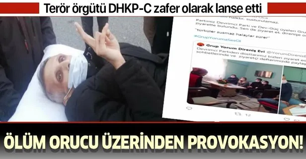 Terör örgütü DHKP-C Grup Yorum üyesi İbrahim Gökçek üzerinden provokasyon yapıyor!