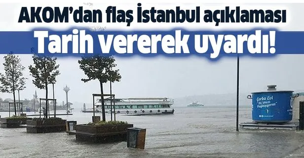 Hava durumu | AKOM’dan İstanbullulara fırtına uyarısı!
