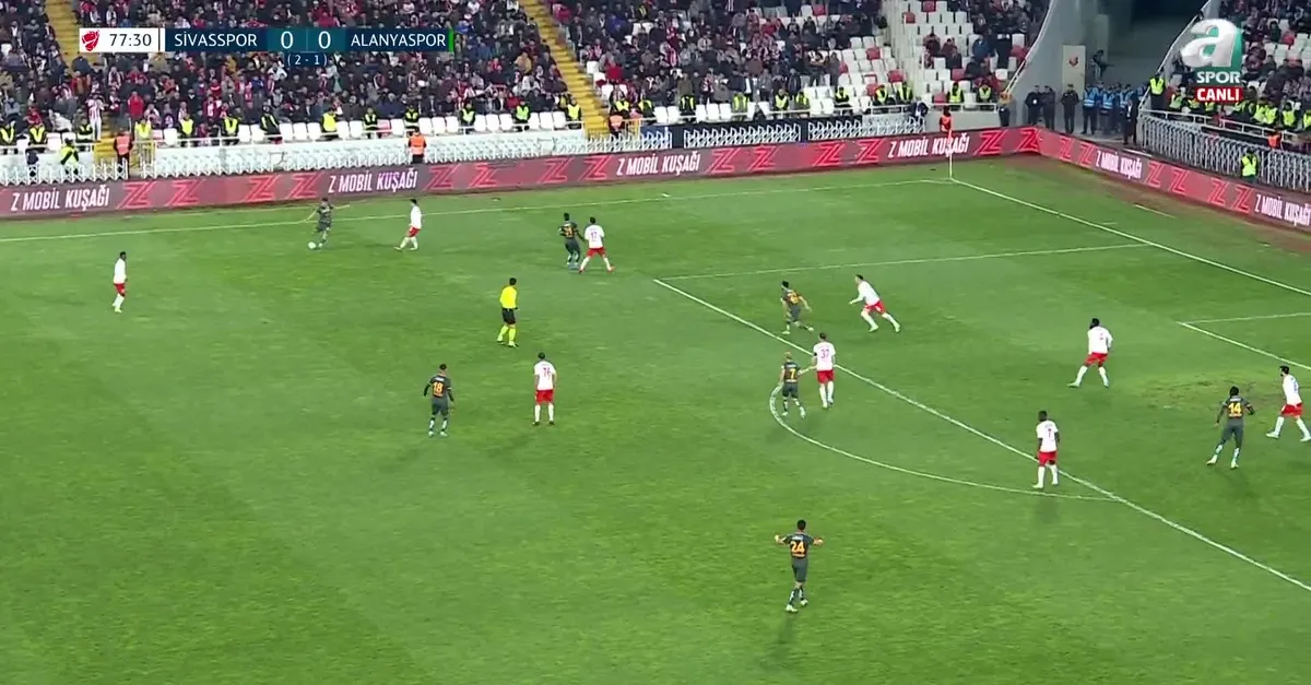 İZLE | Sivasspor 0-1 Alanyaspor (GOL: Diedhiou)
