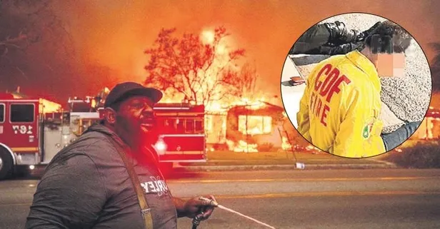 Alevler Los Angeles'ı adeta yuttu! Kenti itfaiye kılığındaki yağmacılar sardı