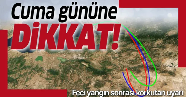 Tuzla'daki feci yangın sonrası korkutan uyarı! Cuma günkü yağmura dikkat