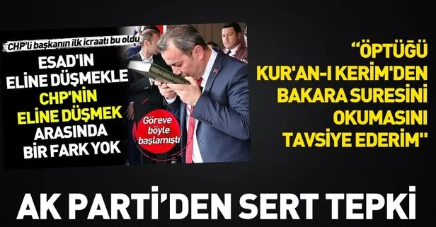 AK Parti'den CHP'li Tanju Özcan'a tepki