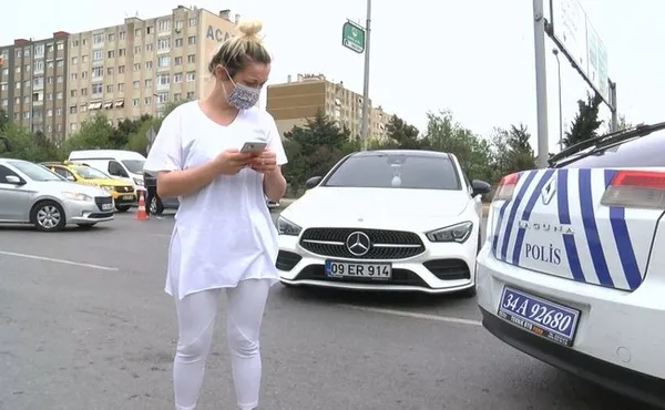 İstanbul'daki tam kapanma denetimlerinde şoke eden olay! Kendini basın olarak tanıtan kadın sabıkalı çıktı!-5