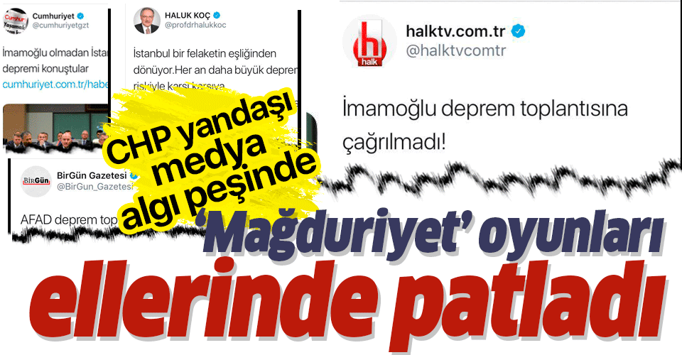 ‘İmamoğlu TAMP toplantısına çağrılmadı’ demişlerdi CHP yandaşı medyanın ‘mağduriyet’ oyunu ellerinde patladı!