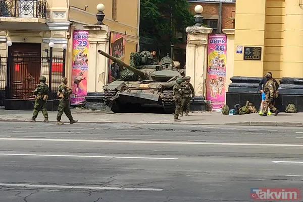 Rusya karıştı! Wagner'den kalkışma! Kare kare tarihe geçecek görüntüler... - 26