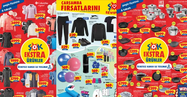 1-7 Kasım ŞOK aktüel ürünler kataloğu yayımlandı: ŞOK'ta bu hafta Columbia montları var! Rüzgarlık 1299 TL, yağmurluk 1999 TL...