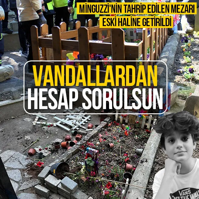 Saldırıya uğrayan Mattia Ahmet Minguzzinin mezarı eski haline getirildi