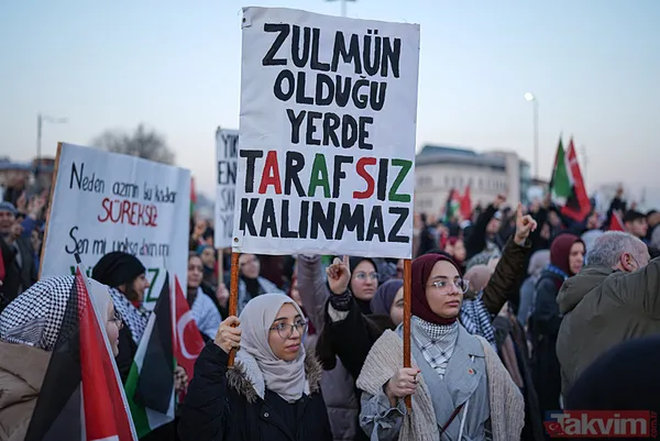 Binler Galata'ya akın etti... İstanbul'dan Aksa'ya direnişe bin selam! | Alandan tarihi kareler - 33