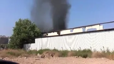 Antalya'da bir depoda yangın paniği!