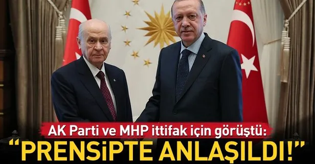Son dakika: AK Parti ve MHP ittifak için anlaştı!
