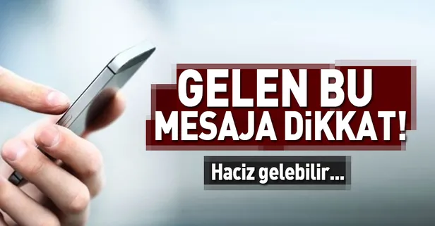 Dolandırıcıların yolladığı bu mesaja dikkat