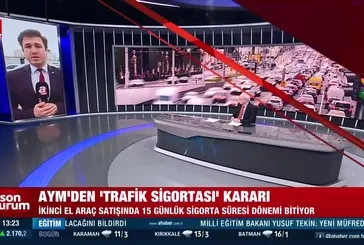 Trafik sigortasında '15 gün' kararı