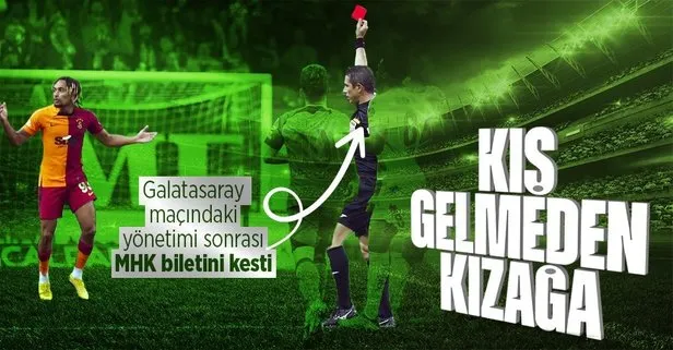 Tartışmaları kararlarıyla Galatasaray maçına damga vurmuştu: MHK’dan Ali Palabıyık kararı