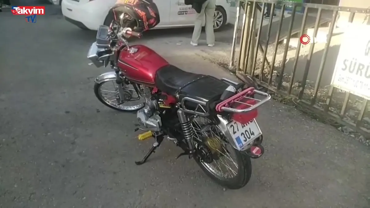 Gaziantep’te motosiklet kazası: 1 yaralı