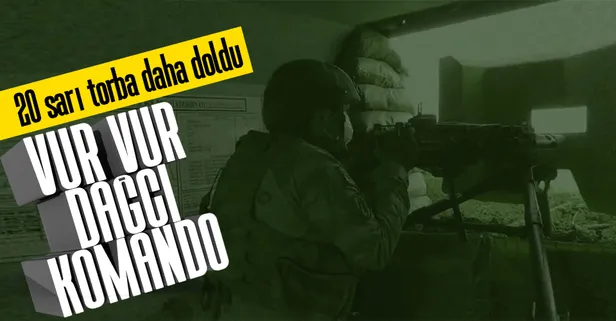 Kahraman komandolar terörist avında! Zeytin Dalı ve Fırat Kalkanı bölgelerinde 20 PKK'lı etkisiz hale getirildi