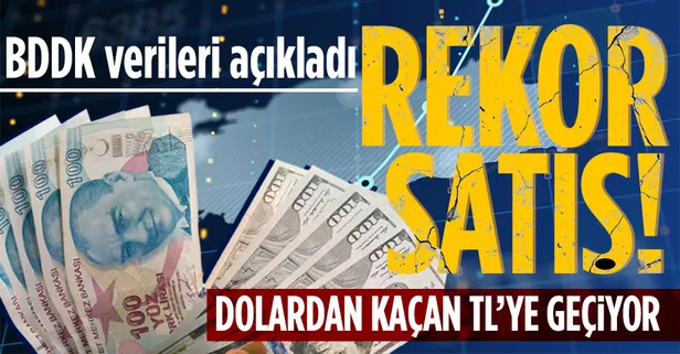 Dolardan kaçan TL’ye geçiyor: 2 günde 3.2 milyar dolarlık rekor satış