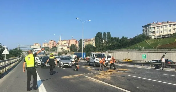 TEM Otoyolu’nda trafik kazası: Yaralılar var