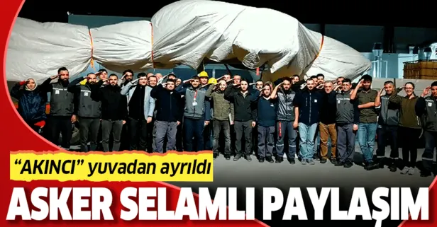 Selçuk Bayraktar'dan asker selamlı paylaşım: “AKINCI yuvadan ayrıldı"