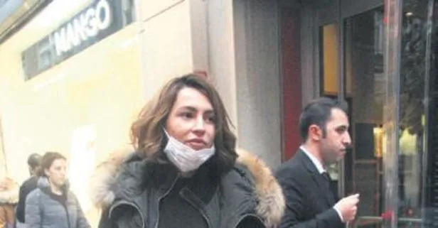 Ünlü model Günay Musayeva maskeyle görüntülendi