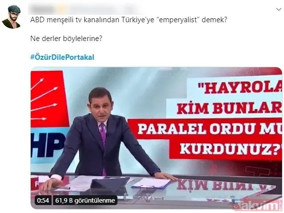 ABD'li Fox TV'nin sunucusu Fatih Portakal, Türkiye'yi emperyalistlikle suçladı! Küstah sözlerine tepki yağdı - 13