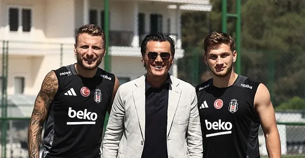A Milli Futbol Takımı Teknik Direktörü Vincenzo Montella Ümraniye’de: Beşiktaş antrenmanını takip etti