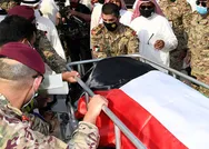 Dünya bu görüntüleri konuşuyor! Kuveyt Emiri Sabah Ahmed al Sabah böyle gömüldü...