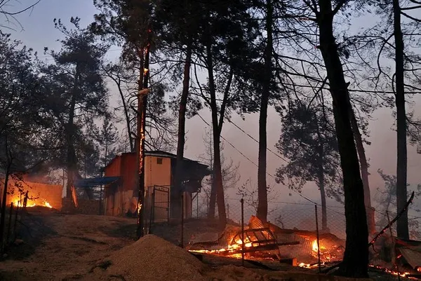 Son dakika: Adana Kozan'da orman yangını! 6 köyde 800 hane boşaltıldı-7