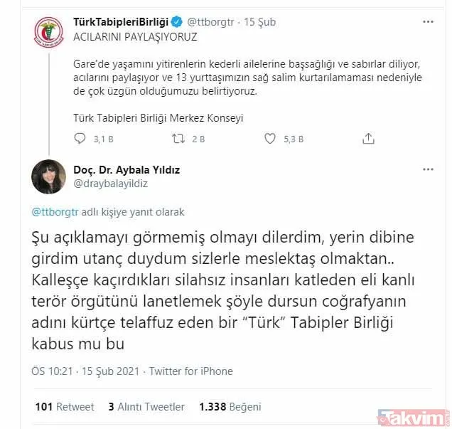 Tabip odaları, doktorlar ve siyasilerden PKK’yı koruyup kollayan TTB’ye sert tepki: “Türk Tabipleri Birliği kapatılmalı