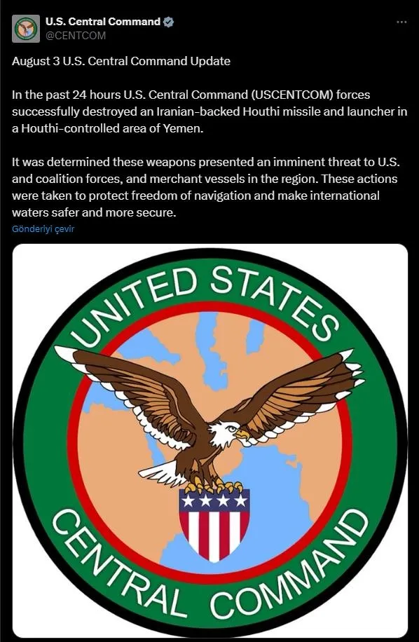 abd-yemendeki-husilere-ait-fuze-ve-firlatma-rampasini-imha-ettigini-duyurdu-1722711864603.jpeg ABD, Husilere ait füze ve fırlatma rampasını imha etti: Yemen'de sıcak temaslar!-2