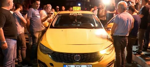 İstanbul’da taksiciye falçatalı saldırı