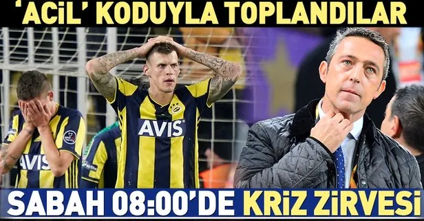Fenerbahçe’den sabah 08:00’de kriz zirvesi