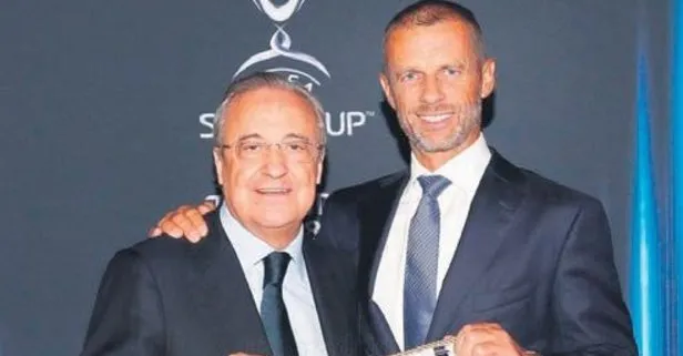 Real Madrid Başkanı Perez, UEFA Başkanı Ceferin’le artık düşman