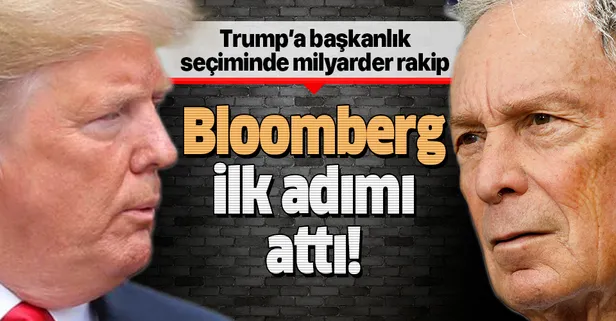 Trump'a milyarder rakip! Michael Bloomberg ilk adımı attı
