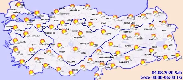 HAVA DURUMU | Meteorolojiden o illere sağanak yağış uyarısı | 3 Ağustos 2020 hava nasıl olacak?-5