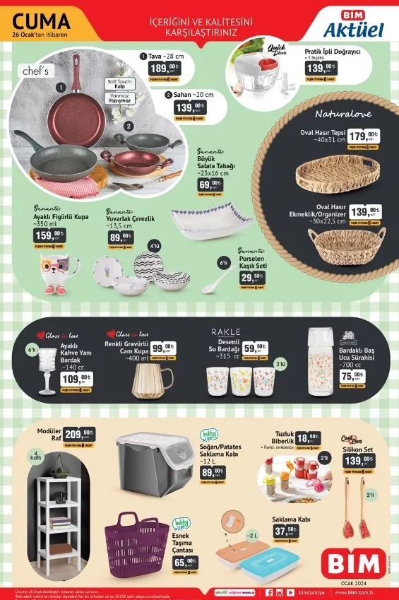 BİM duyurdu: 26 Ocak 2024 CUMA İNDİRİMLİ ÜRÜNLER! 09.00'da tüm raflarda geçerli! 5 litresi 89.50 TL...-11