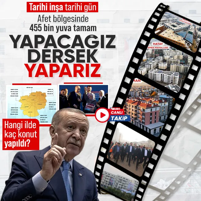 Asrın İnşasında tarihi gün: Deprem bölgesi ayağa kalktı