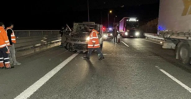 Kocaeli’de gece yarısı korkunç kaza! 1 kişi öldü